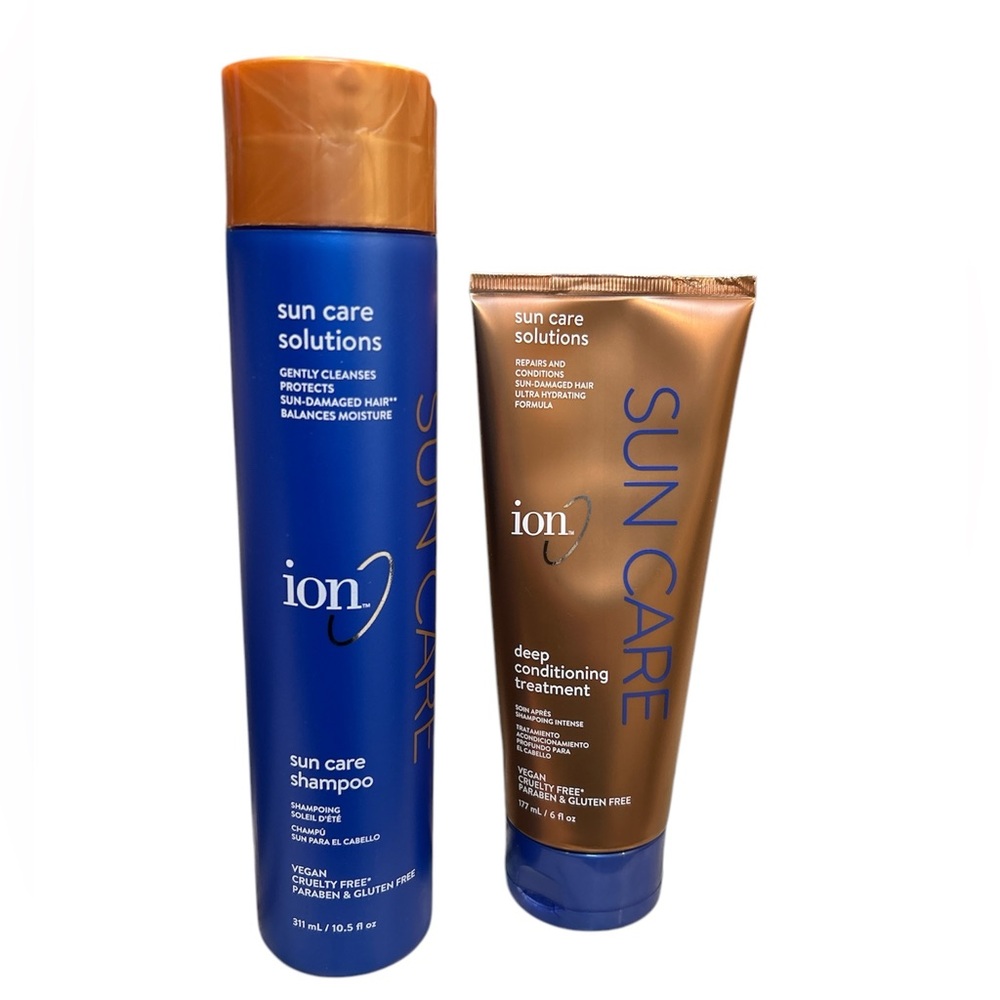 Ion Sun Care Solutions Shampoo & Deep Conditioning Treatment - Sun Damaged Hair